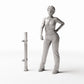 Productfoto diorama en modelbouw 1: Dioramagebouw: rechte gevelbuis met beugels (Ref. 893D)