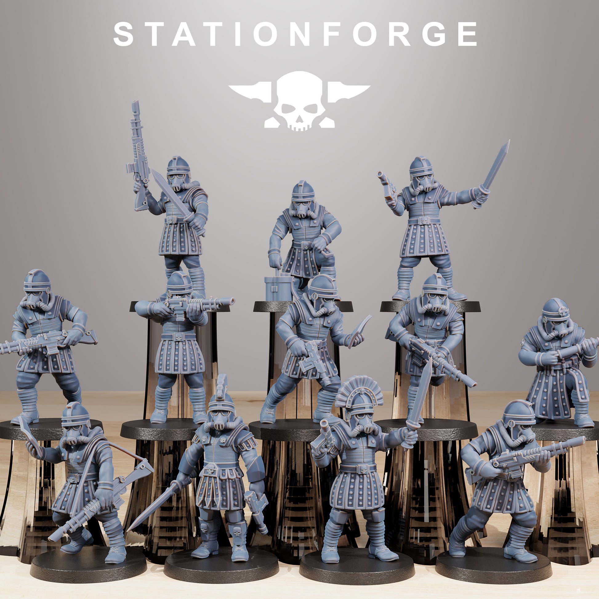 Productfoto Tabletop 28mm The Printing Goes Ever On (TPGEO) 0: GrimGuard Vexillatio