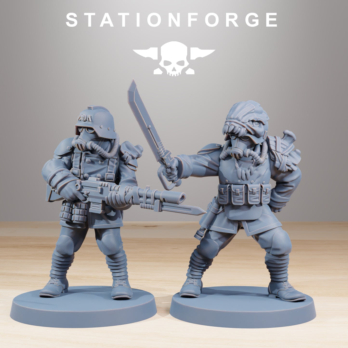 Productfoto Tabletop 28mm The Printing Goes Ever On (TPGEO) 0: GrimGuard Xenarid Hunters