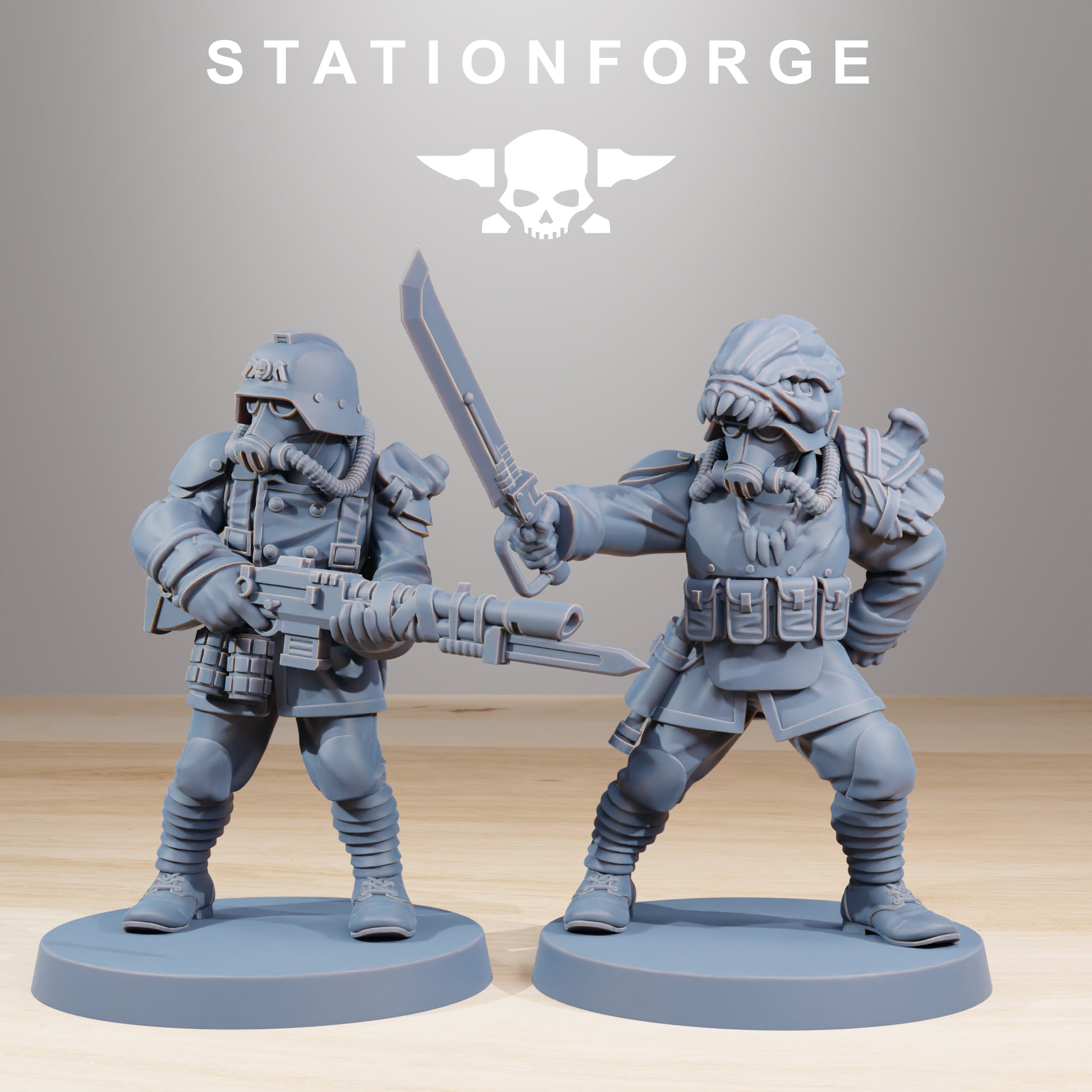 Productfoto Tabletop 28mm The Printing Goes Ever On (TPGEO) 0: GrimGuard Xenarid Hunters