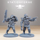Productfoto Tabletop 28mm The Printing Goes Ever On (TPGEO) 0: GrimGuard Xenarid Hunters