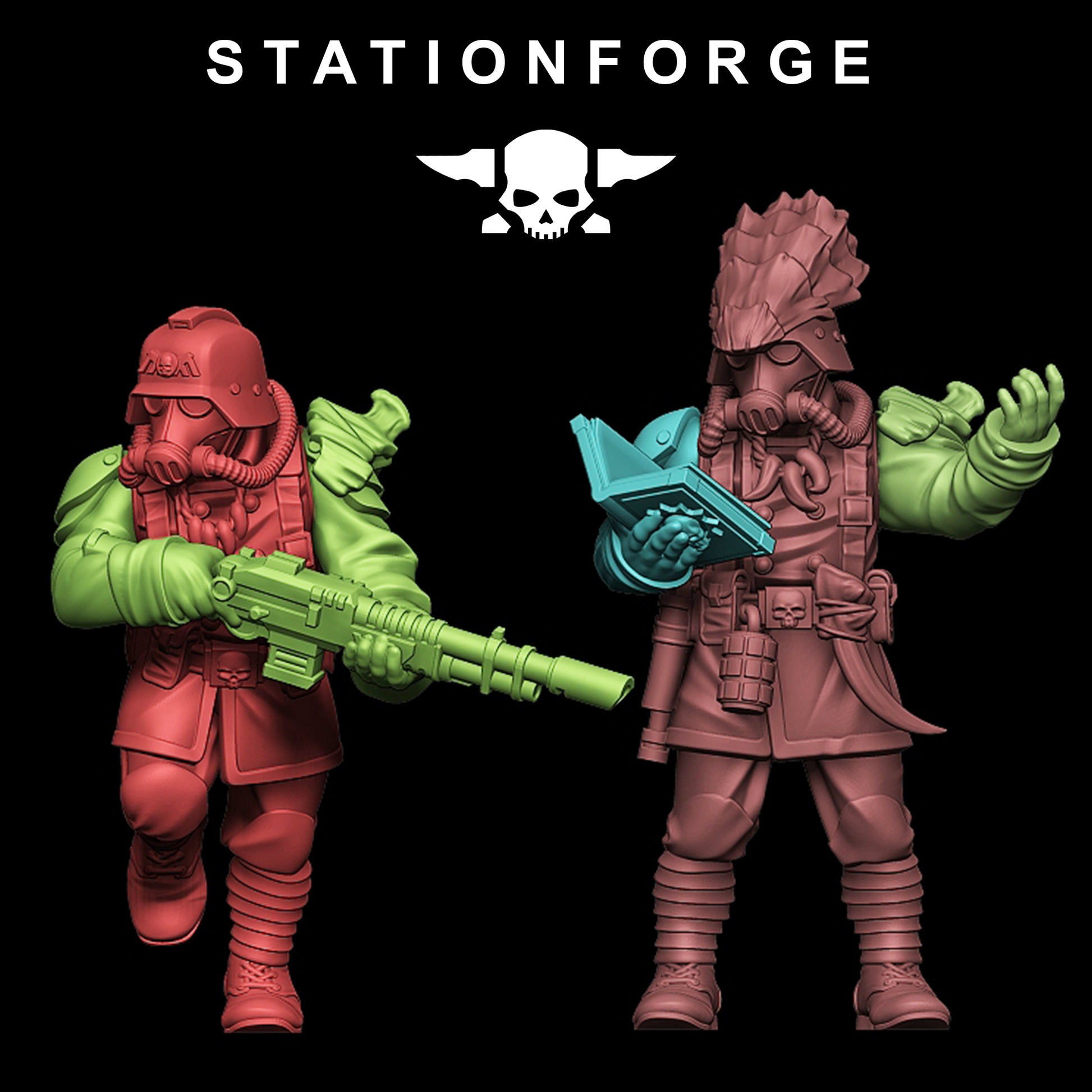 Productfoto Tabletop 28mm The Printing Goes Ever On (TPGEO) 0: GrimGuard Xenarid Hunters