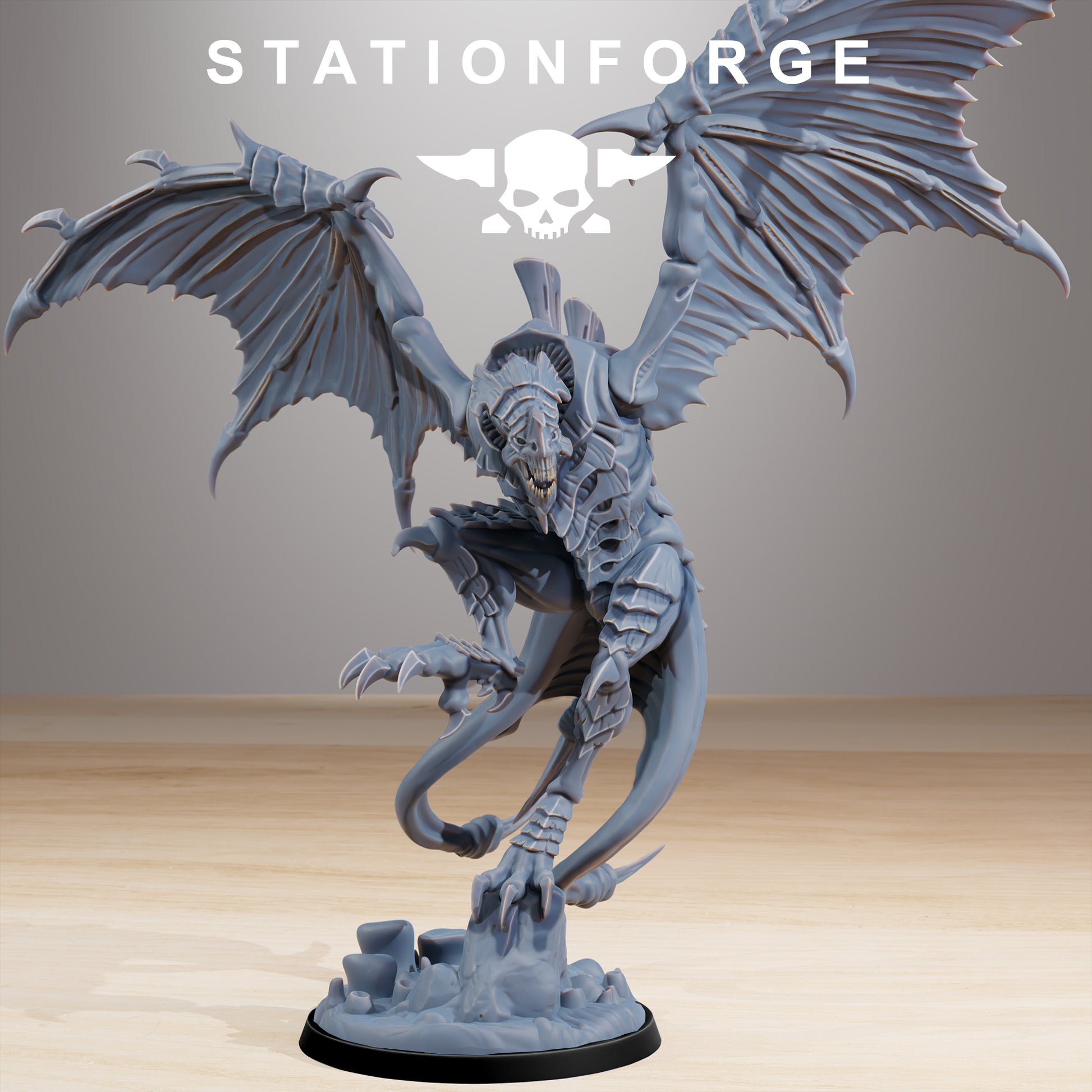 Productfoto Tabletop 28mm The Printing Goes Ever On (TPGEO) 0: Xenarid Flyer Leader