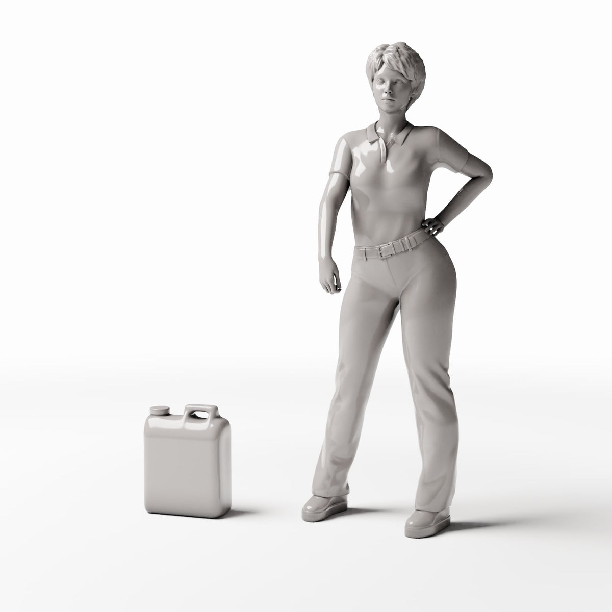 Productfoto diorama en modelbouw 1: Dioramawerkplaats: kunststof oliekan (Ref. 902D)