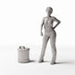 Productfoto diorama en modelbouw 1: Dioramawerkplaats: grote kunststof oliekan (Ref. 903D)