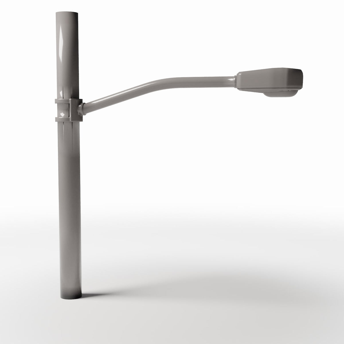 Productfoto diorama en modelbouw 0: Dioramastraat: straatlantaarn met ronde betonnen mast (Ref. 925D)