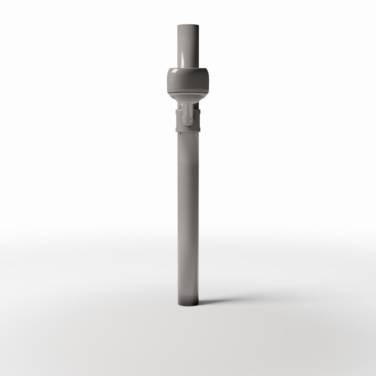 Productfoto diorama en modelbouw 2: Dioramastraat: straatlantaarn met ronde betonnen mast (Ref. 925D)