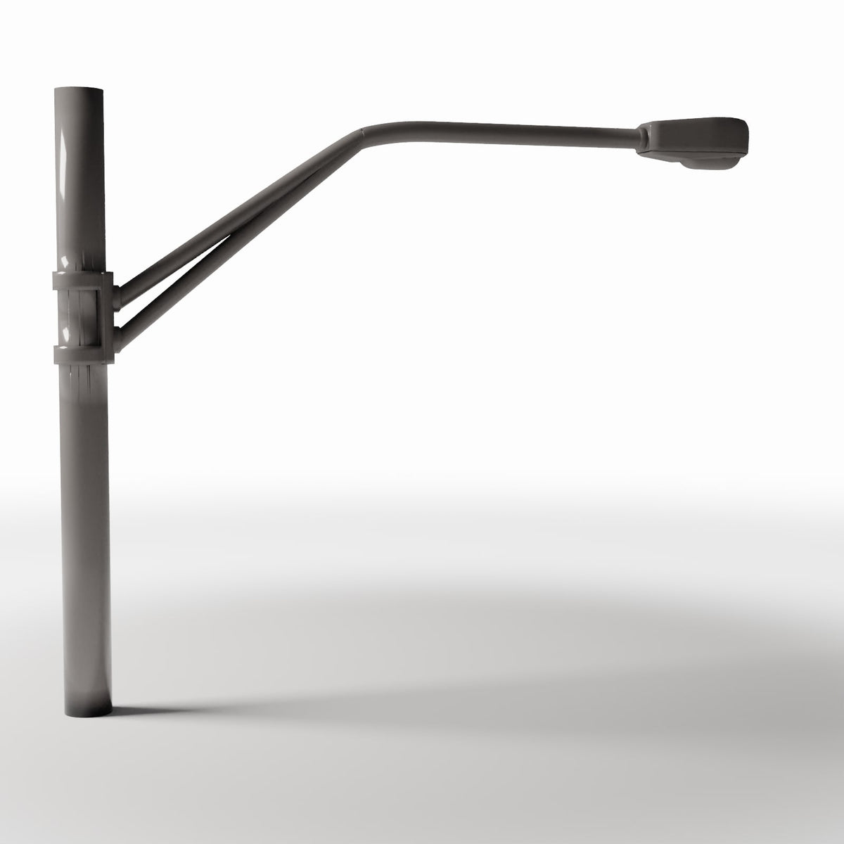 Productfoto diorama en modelbouw 3: Straatdiorama: betonnen straatlantaarn met lange arm (Ref. 926D)