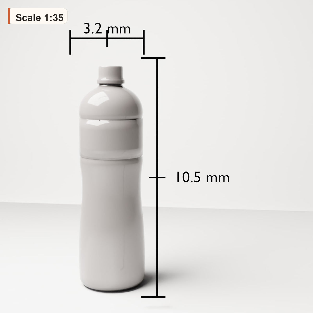 MyPortal 92 1: Diorama-scènedetail: kunststof fles voor stedelijke scènes (Ref. 92D)