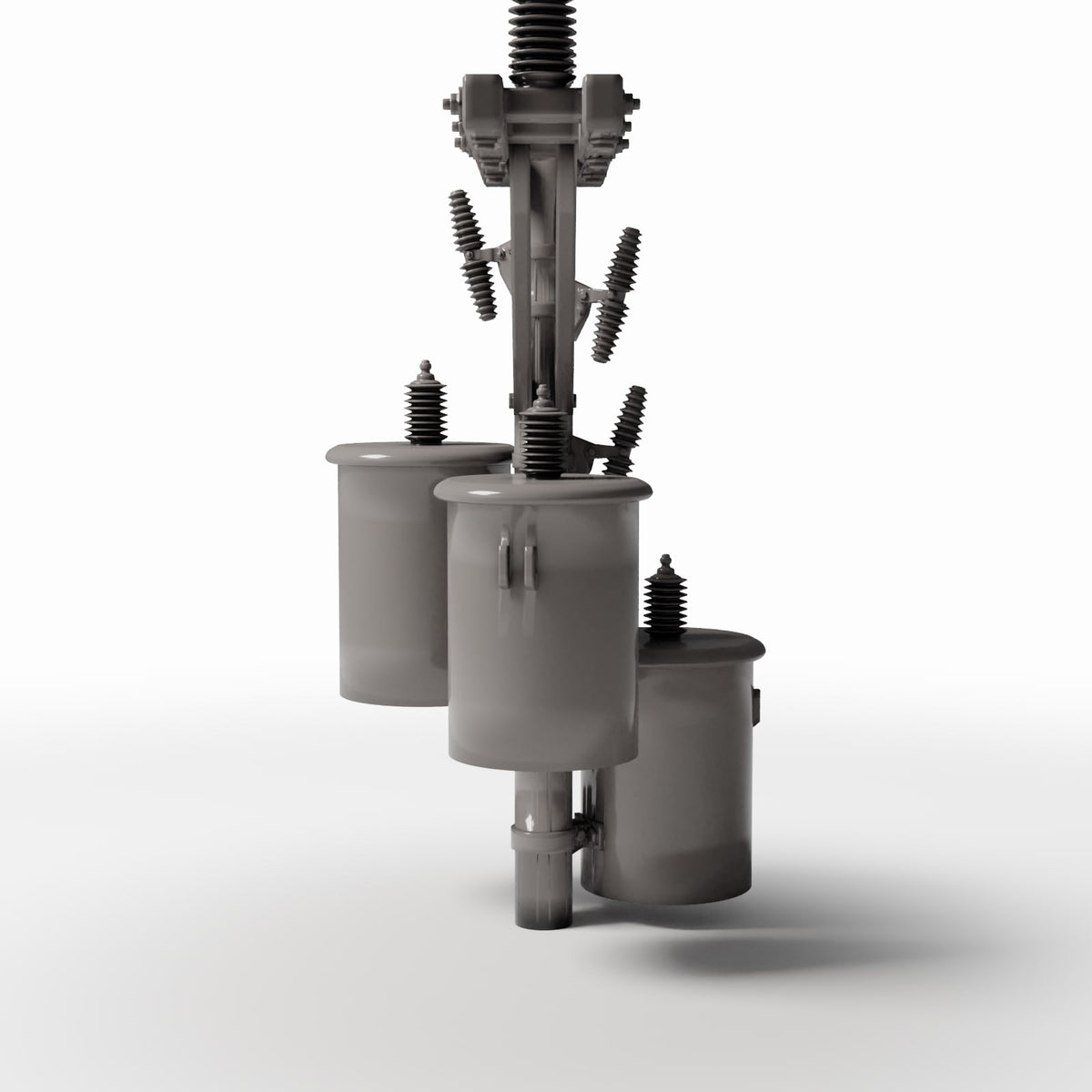 Productfoto diorama en modelbouw 2: Diorama-infrastructuur: elektriciteitsmast met drie transformatoren (Ref. 935D)