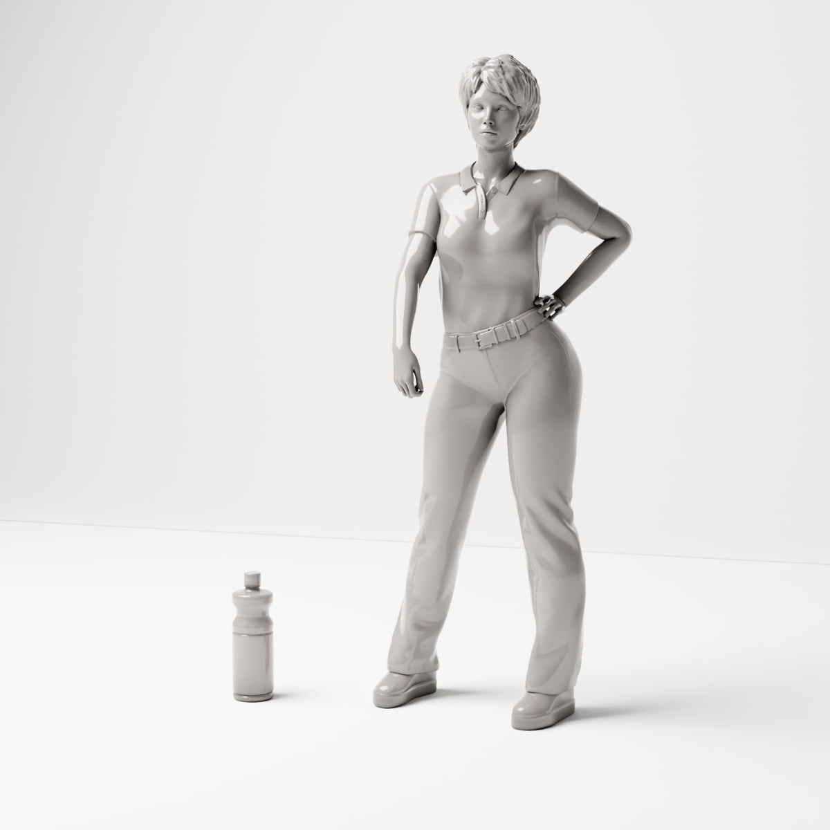 MyPortal 93 1: Diorama Lager & Markt: Kunststoff-Trinkflasche (Ref. 93D)