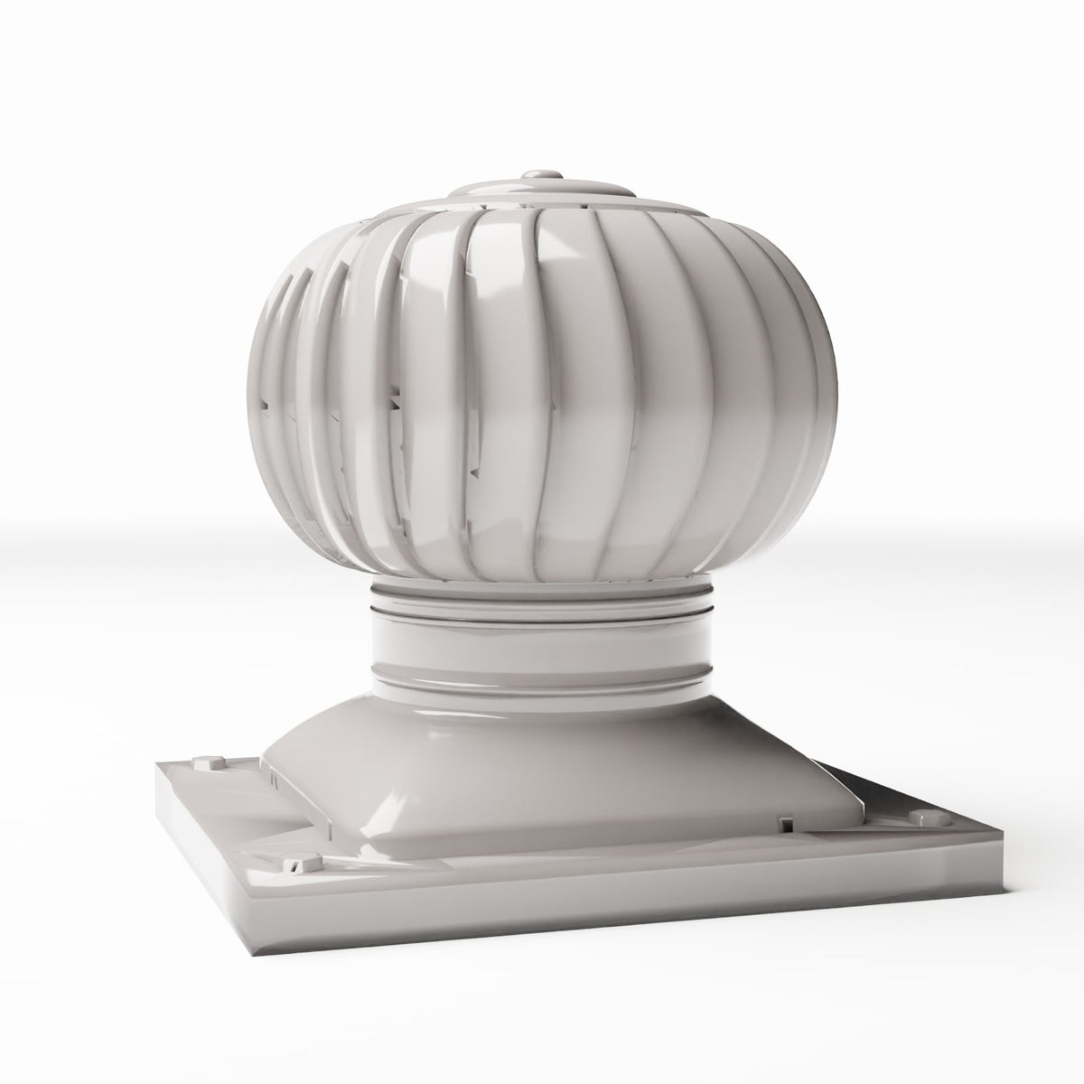 Productfoto diorama en modelbouw 3: Dioramagebouw: Windgedreven dakventilator van roestvrij staal (Ref. 957D)