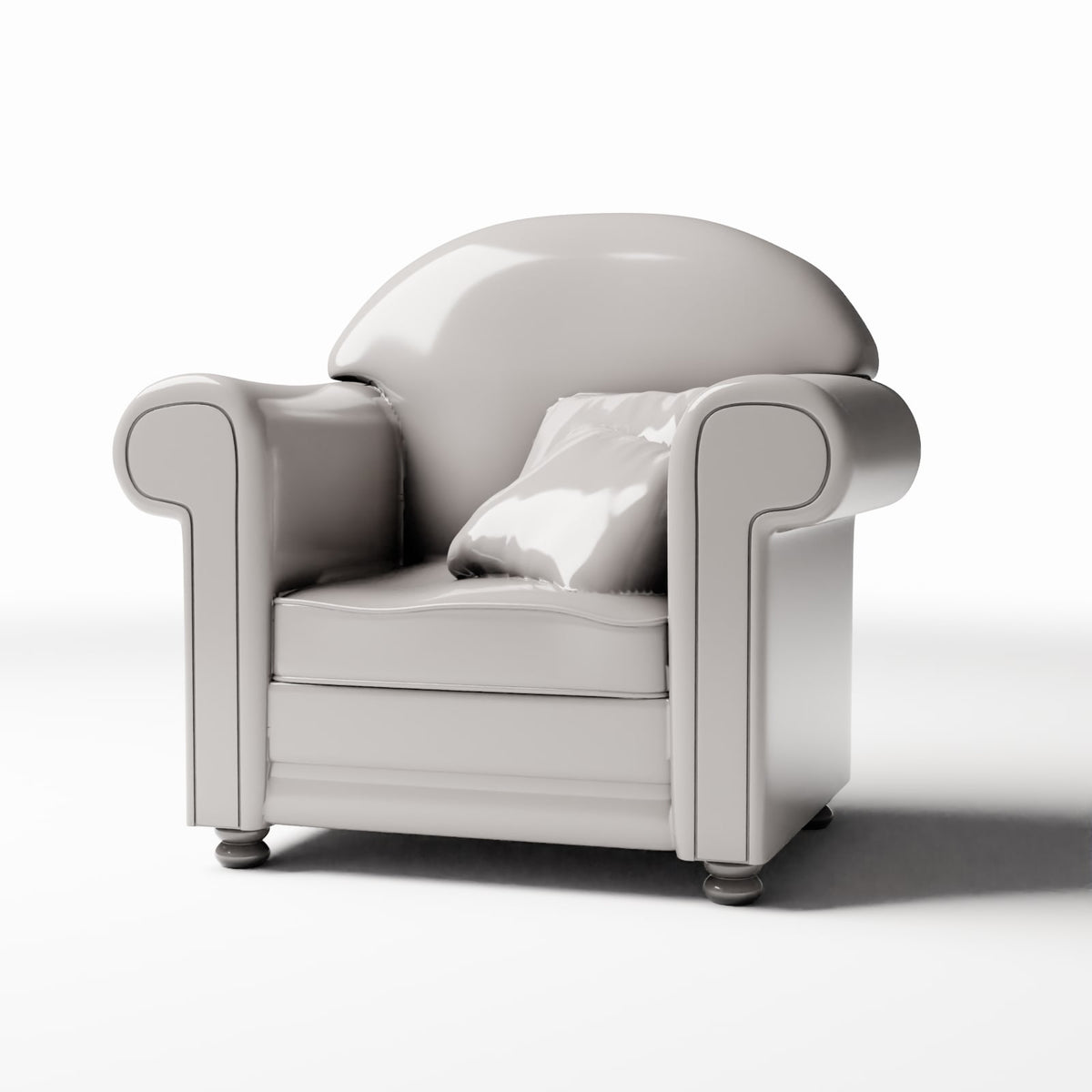 Productfoto diorama en modelbouw 0: Dioramameubilair: gestoffeerde fauteuil met kussen (Ref. 986D)