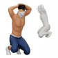 Diorama modelbouw productfoto 0: Gangster met masker en pet voor arrestatie (Ref Nr. A2)