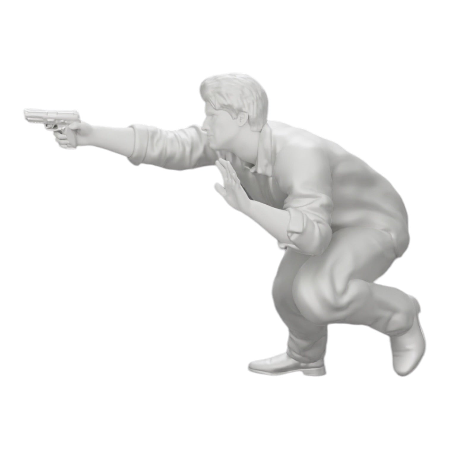 Diorama modelbouw productfoto 0: Gangster schiet met wapen uit auto (Ref Nr. A6)