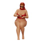 Diorama modelbouw productfoto 0: Sexy vrouw in bikini en zonnebril met zonnebrandcrème op het strand (Ref Nr. A9)