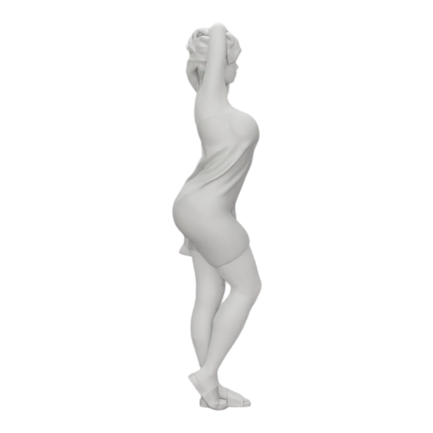 Diorama modelbouw productfoto 0: Sexy vrouw na de douche met badjas en handdoek (Ref Nr. A10)