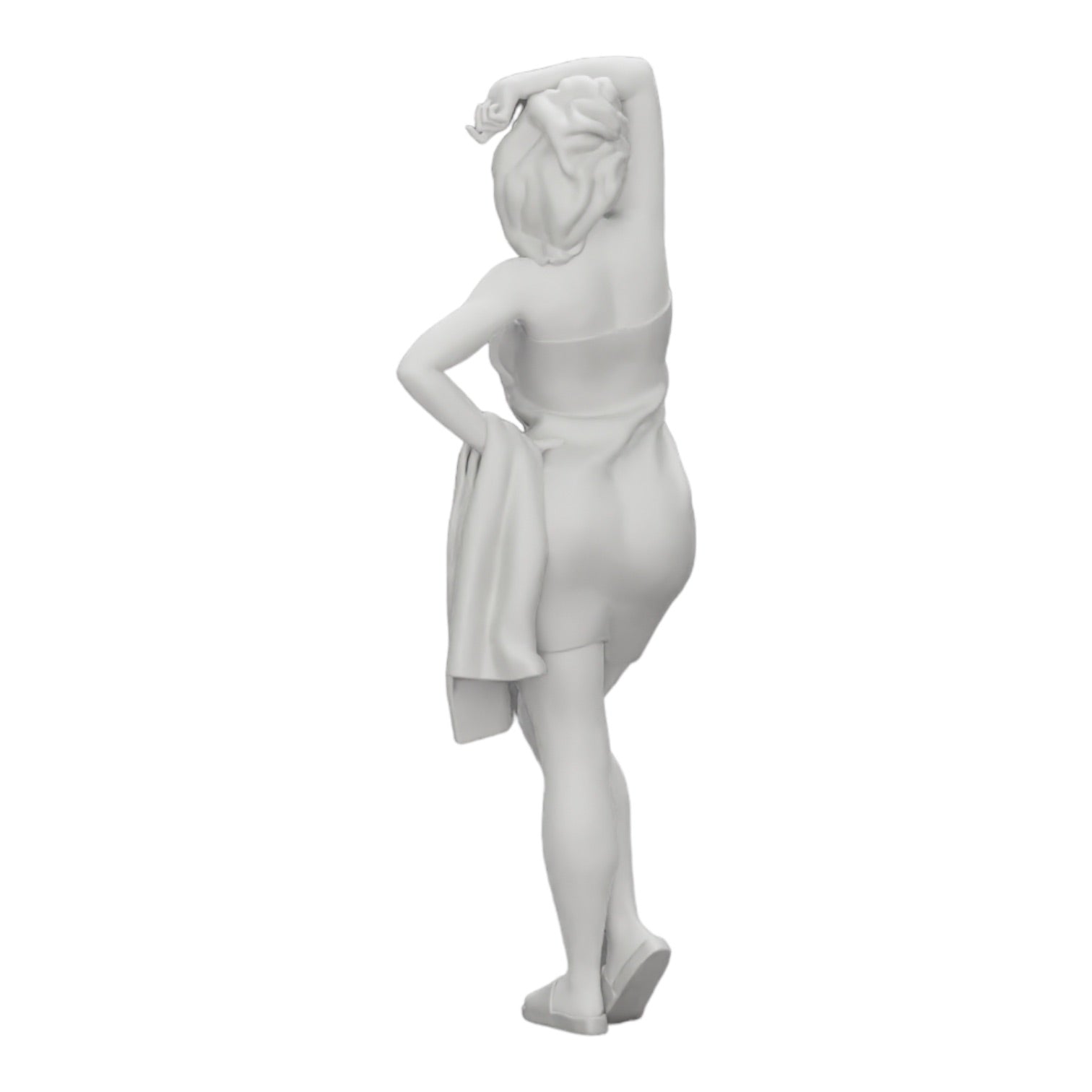 Diorama modelbouw productfoto 0: Sexy vrouw na de douche met badjas en handdoek (Ref Nr. A10)