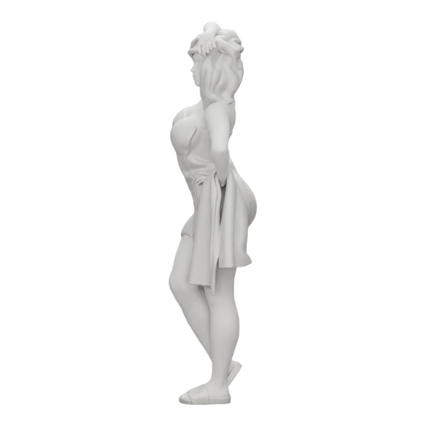 Diorama modelbouw productfoto 0: Sexy vrouw na de douche met badjas en handdoek (Ref Nr. A10)