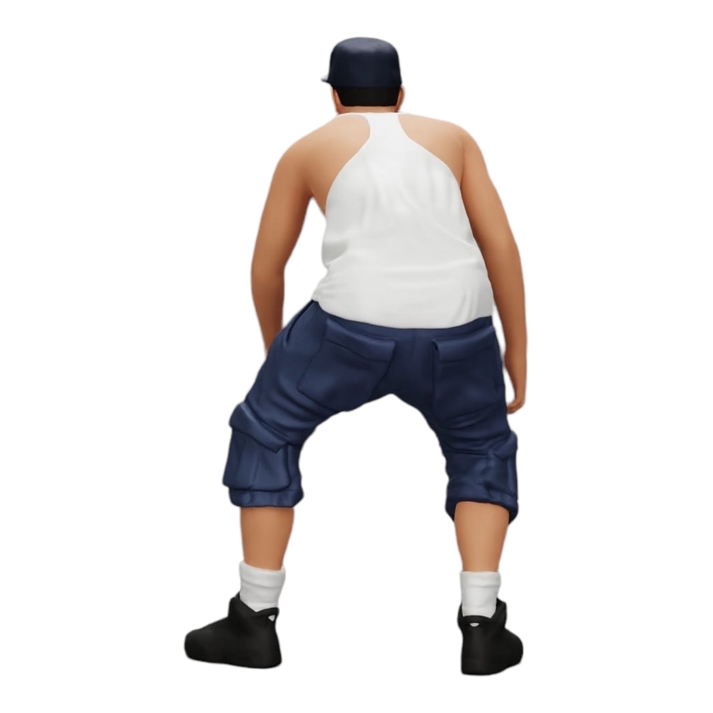 Diorama modelbouw productfoto 0: Gangster-Homie met pet en Pitbull hond (Ref Nr. A22)