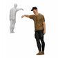 Diorama modelbouw productfoto 0: Gangster met hoed leunt tegen muur (Ref Nr. A23)