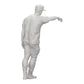 Diorama modelbouw productfoto 0: Gangster met hoed leunt tegen muur (Ref Nr. A23)