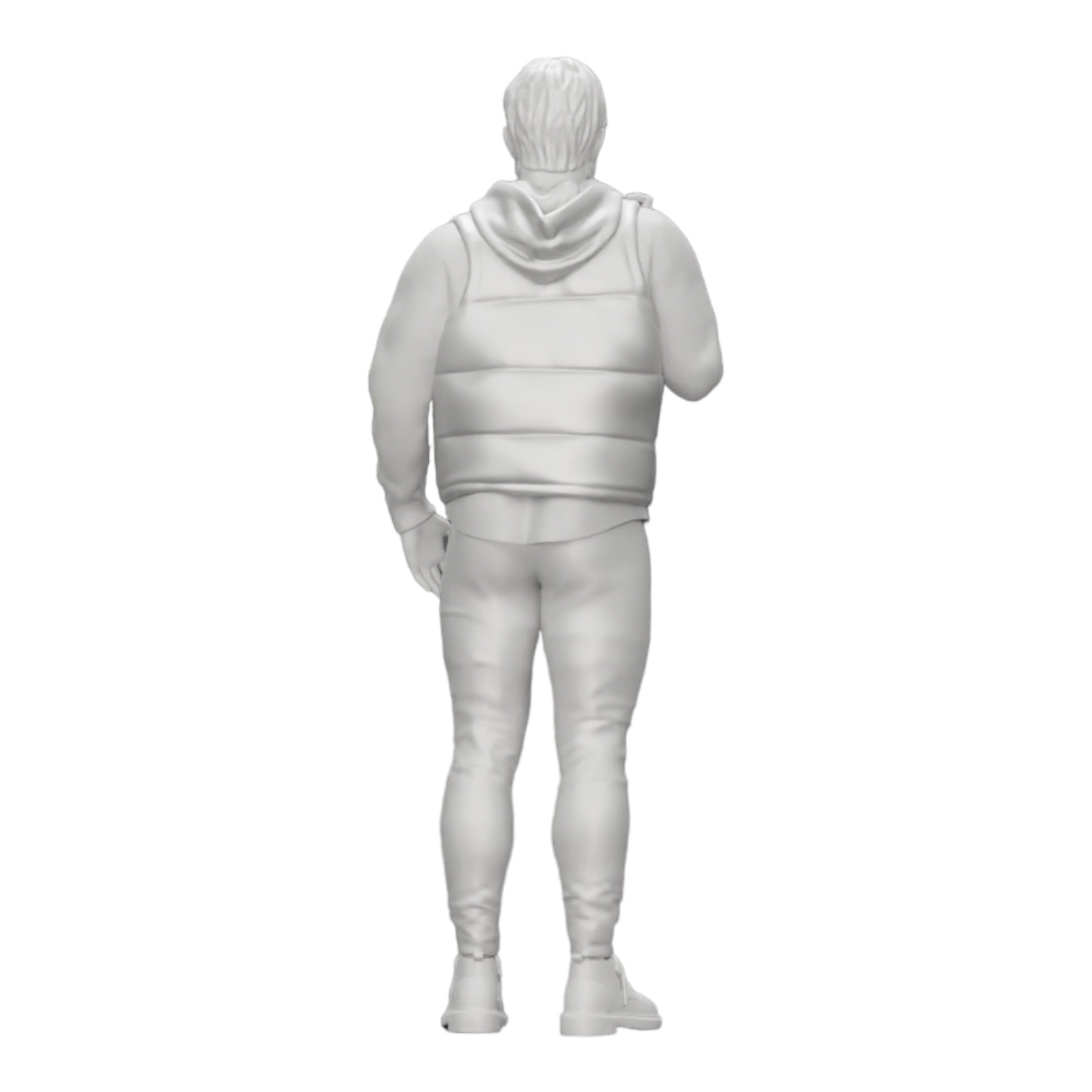 Diorama Modellbau Produktfoto 0: Mann mit Bart und Jacke steht selbstbewusst da (Ref Nr. A24)