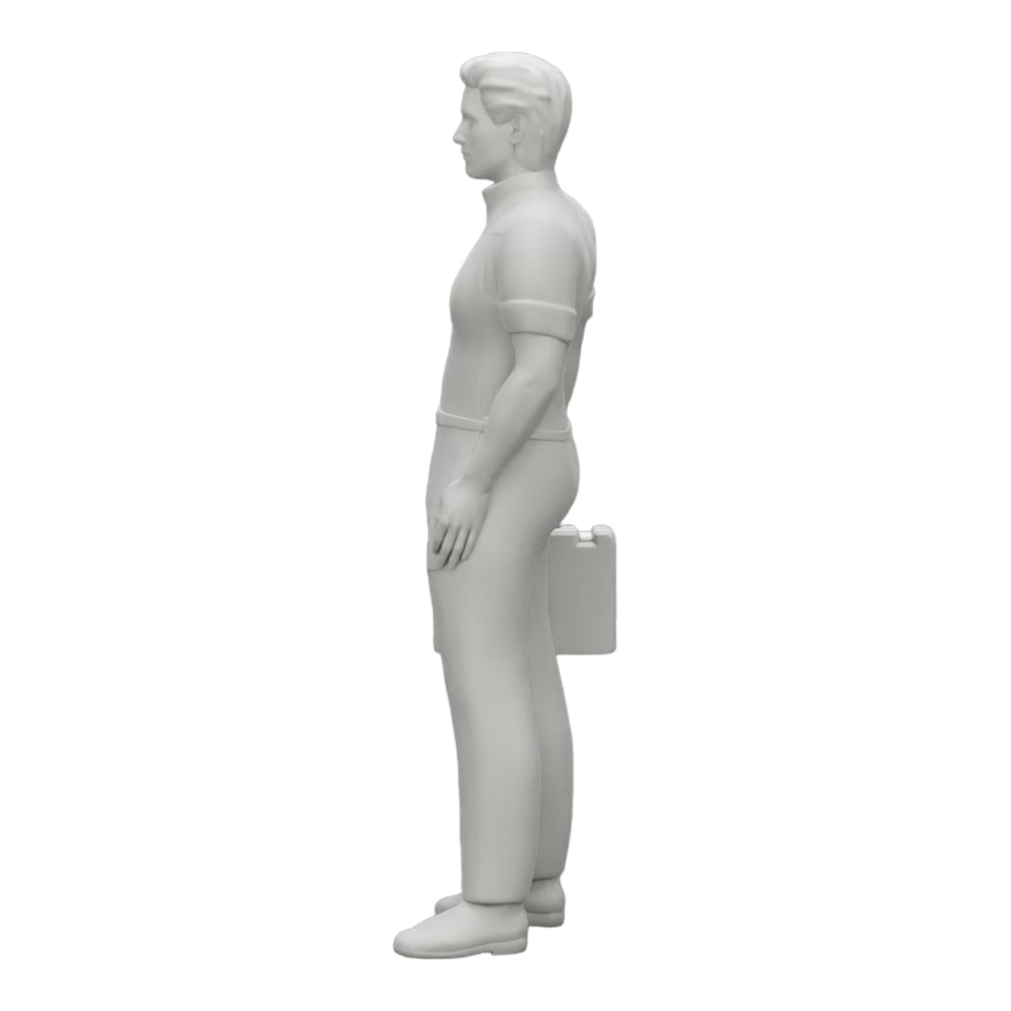 Diorama modelbouw productfoto 0: Verpleegkundige staat klaar met een EHBO-doos (Ref Nr. A28)