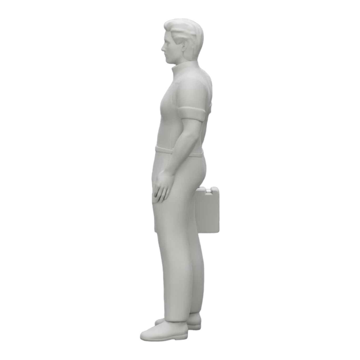 Diorama modelbouw productfoto 0: Verpleegkundige staat klaar met een EHBO-doos (Ref Nr. A28)