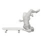 Diorama modelbouw productfoto 0: Meisje met krullend haar valt tijdens het sporten van het skateboard (Ref Nr. A44)