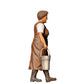 Miniatuurfiguur: Boerin met emmers - Oude landvrouw aan het werk (Nr. 302)