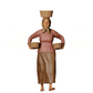 Miniatuurfiguur: Boerin met manden - Oude landvrouw aan het werk (Nr. 303)