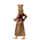 Miniatuurfiguur: Boerin met manden - Oude landvrouw aan het werk (Nr. 303)