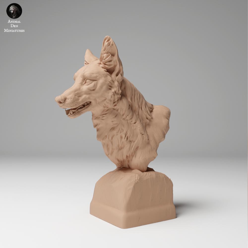 Productfoto dierenfiguur Animal Den Miniatures 0: Wilddierfiguur: Coyote - buste (24_11_11)