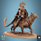 Productfoto Tabletop 28mm Lord of the Print (LotP) 0: Tabletop Miniatuur: Greifenritter Paladin op Griffon, gepantserde beestenrijder met oorlogshamer, cavalerie-rijderfiguur (24_09_G10)