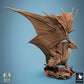 Produktfoto Tabletop 28mm Lord of the Print (LotP) 3: Tabletop Miniatur: Bronzedrache Bronze Dragon, Elder Wyrm Urdrachen, Drachenfürst Bossmonster, Flügel ausgespannt, brüllend auf Trümmer-Base (24_09_A3)