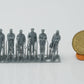 Diorama modelbouw productfoto 0: Spoorpersoneel figuren set 2 - 6 figuren (h0_28)