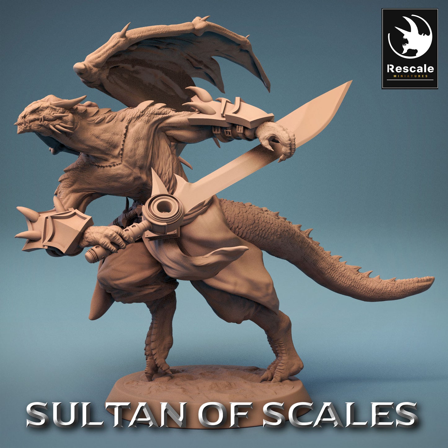 Draakgeboren Soldaat - Krachtige Krijger van de Woestijn - Dragonborn (F11)