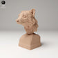 Productfoto 2: Wild dierfiguur: wasbeer - buste (24_09_10)