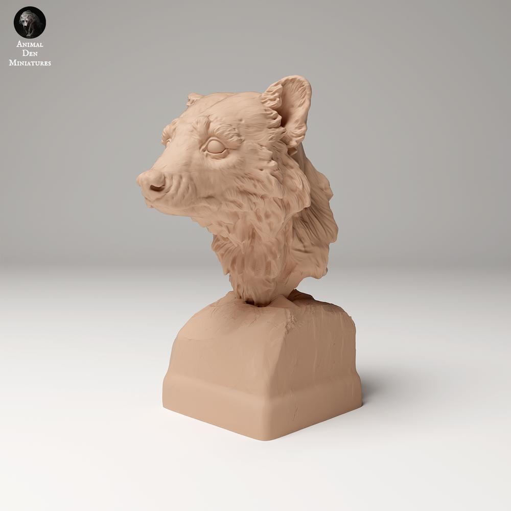 Productfoto 2: Wild dierfiguur: wasbeer - buste (24_09_10)