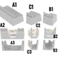 Produktfoto Tabletop 28mm Geländeteile, Häuser, Dekoration und Bits von Creation Conquest (CC)  0: Stadtmauer B2- Kingdom Of Saxonia - Mittelalterliches Dorf der Pferdeherren