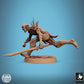 Productfoto Tabletop 28mm Lord of the Print (LotP) 1: Tabletop Miniatuur: Ghoul Ravager - Ghul-Berserker in de aanval met knuppel, ondode krijger, chaos-barbaar, vervloekte kampioen (24_11_C23)