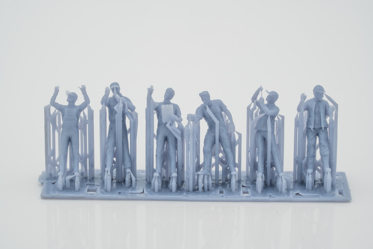 Productfoto Figuur H0, 1:72 - 0: Schroef/ Mechaniker Figuren Set (6 Figuren):