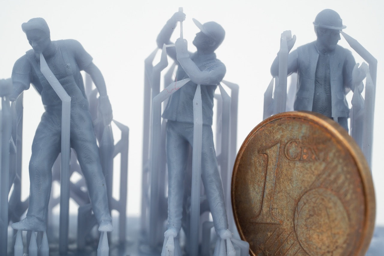 Productfoto Figuur H0, 1:72 - 0: Schroef/ Mechaniker Figuren Set (6 Figuren):