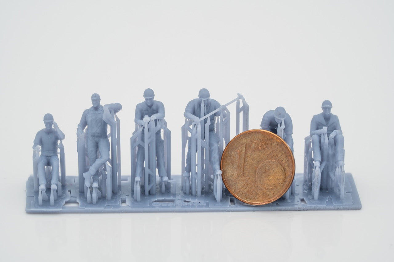 Productfoto Figuur H0, 1:72 - 0: Bouwvakker Figuren Set