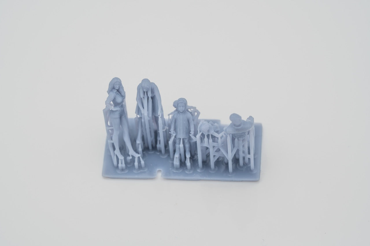 Productfoto Figuur H0, 1:72 - 0: Familie Figuren Set