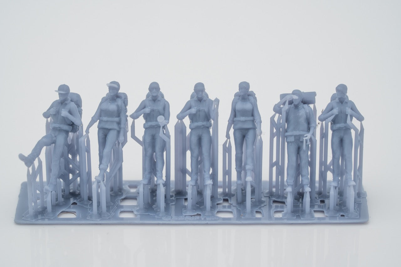 Productfoto Figuur H0, 1:72 - 0: Wanderer Figuren Set