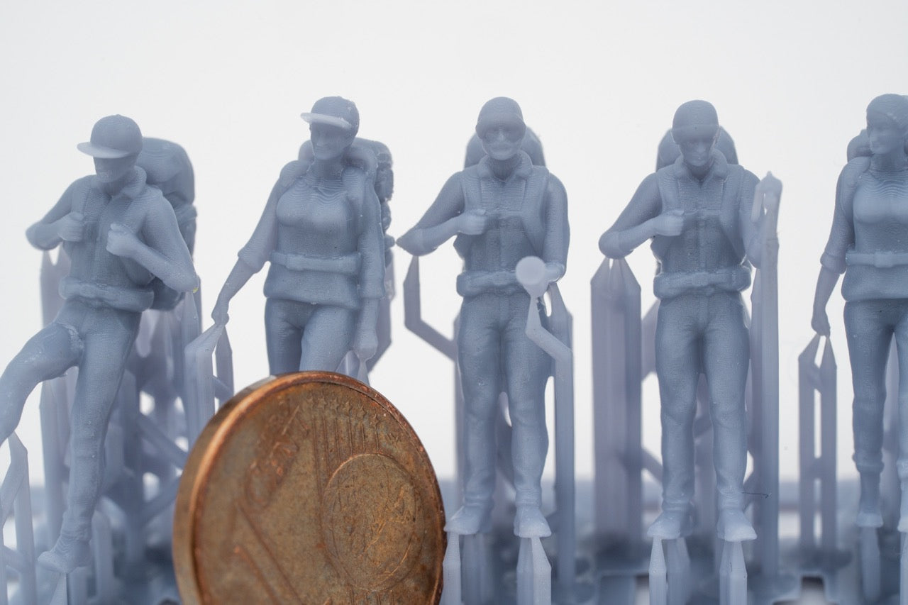 Productfoto Figuur H0, 1:72 - 0: Wanderer Figuren Set