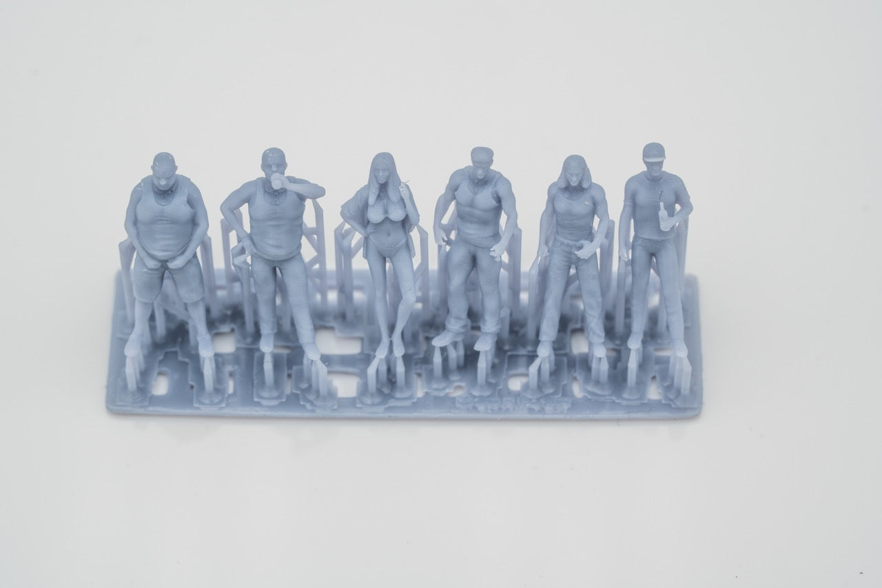 Productfoto Figuur H0, 1:72 - 0: Rowdy en Rüpel Figuren Set
