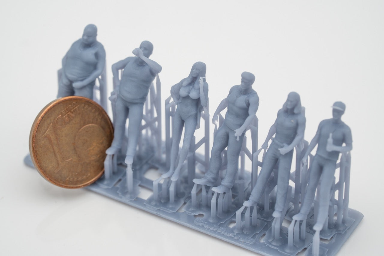 Productfoto Figuur H0, 1:72 - 0: Rowdy en Rüpel Figuren Set